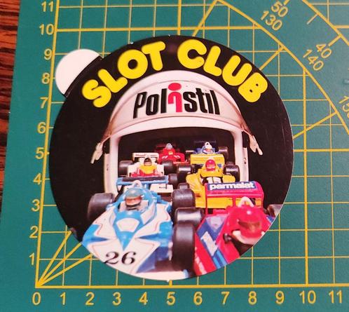 Sticker Polistil F1 Slot Club, Verzamelen, Stickers, Ophalen of Verzenden
