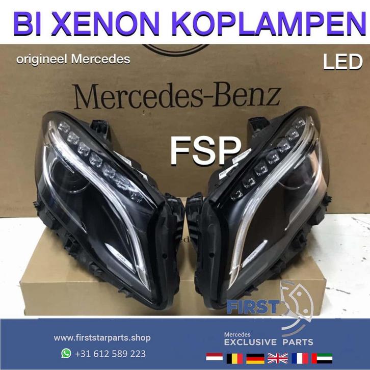 W156 X156 GLA 45 AMG LED BI XENON KOPLAMPEN SET 2013-2016 OR, Auto-onderdelen, Verlichting, Mercedes-Benz, Gebruikt, Ophalen of Verzenden