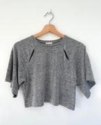 T-shirt court gris Zara, Vêtements | Femmes, T-shirts, Comme neuf, Zara, Manches courtes, Taille 36 (S)