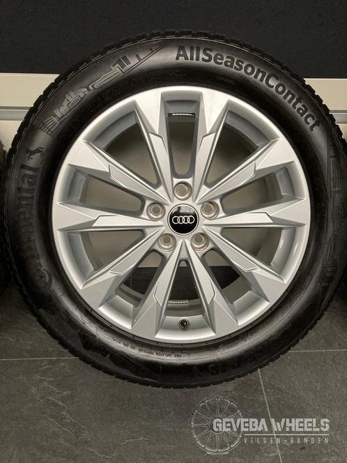 18” originele Audi Q3 F3 velgen + allseason banden 5x112, Auto-onderdelen, Banden en Velgen, Banden en Velgen, All Season, 18 inch