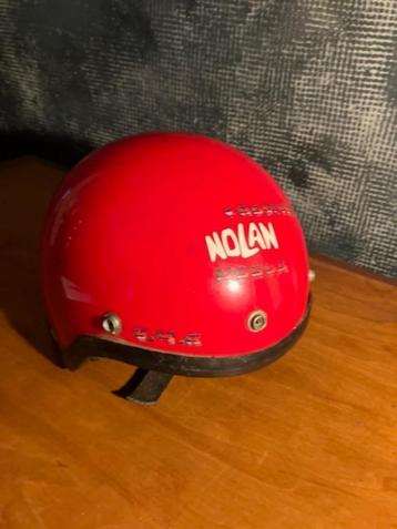 RETRO HELM NOLAN  HONDA CAMINO POTHELM ROOD E6 beschikbaar voor biedingen