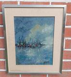 oud marine schilderij J De Vestel, Antiek en Kunst, Kunst | Schilderijen | Klassiek, Ophalen of Verzenden