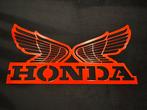 Honda logo van staal, Rood, Decoratie, cadeau, Motoren, Ophalen of Verzenden, Nieuw