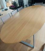 Grande table ovale + 4 chaises design, Ophalen, Tafel