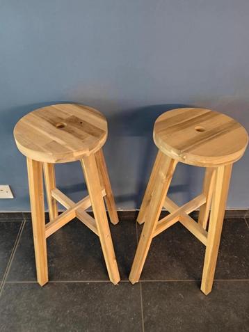 Barkrukken, Huis en Inrichting, Barkrukken, Ophalen, Zo goed als nieuw, Hout
