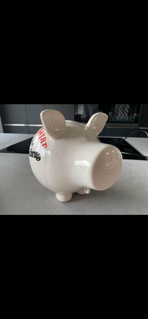 Spaarvarken S&P OINK spaarvarken Millionaire (groot), Verzamelen, Spaarpotten, Zo goed als nieuw, Dier, Steen, Aardewerk of Keramiek