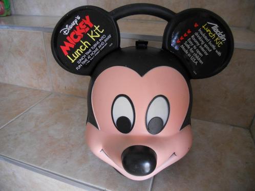 OBJET RARE !!!!!  face lunch box mickey mouse lunch box / bo, Collections, Disney, Mickey Mouse, Enlèvement