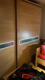 Kleerkast licht eik, Huis en Inrichting, Kasten | Kleerkasten, Ophalen, 200 cm of meer, Eikenhout, Met hangruimte