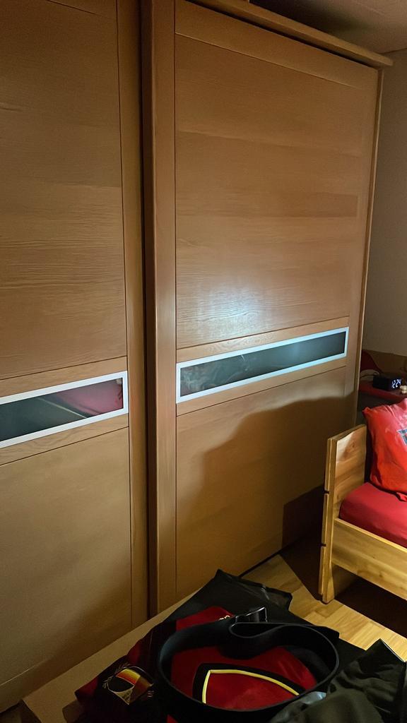 Kleerkast licht eik, Huis en Inrichting, Kasten | Kleerkasten, Zo goed als nieuw, 200 cm of meer, 200 cm of meer, 50 tot 75 cm