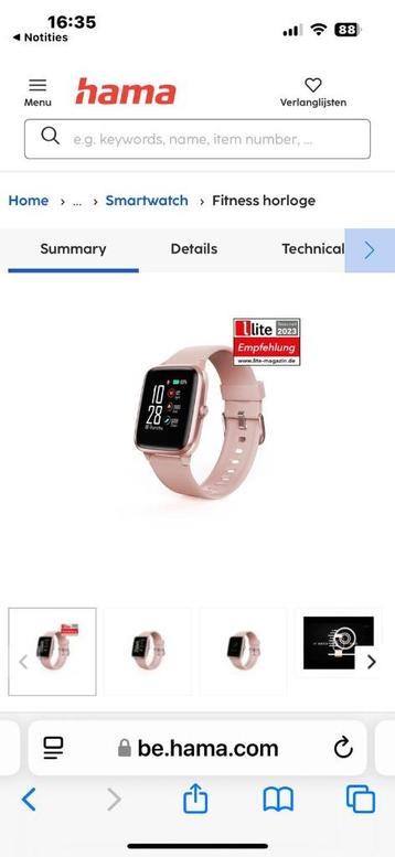 Smartwatch  Hama 5910 beschikbaar voor biedingen