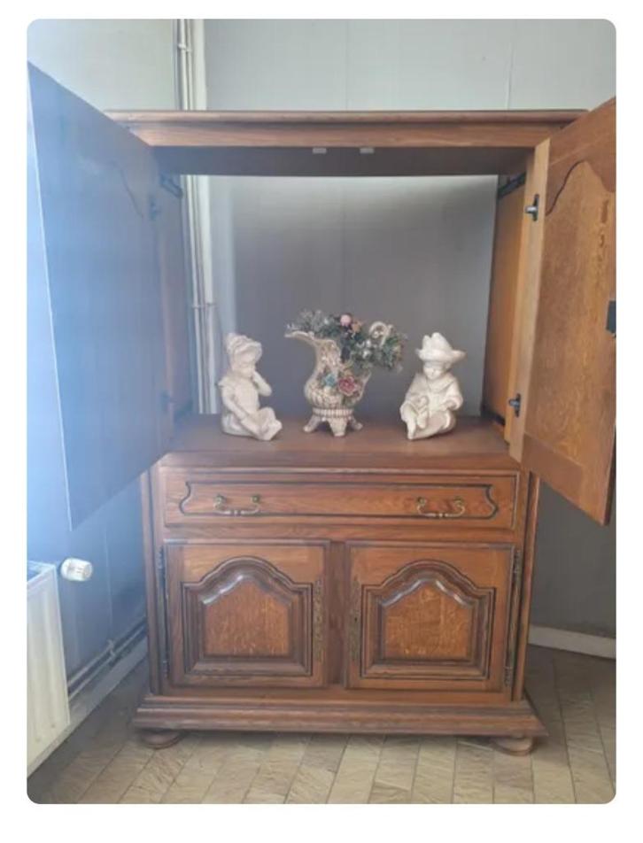 Meuble télévision, Maison & Meubles, Armoires | Mobilier de télévision, Chêne, Enlèvement ou Envoi