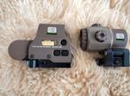 Khaki red dot sight & scope 3x, Sport en Fitness, Verzenden, Nieuw