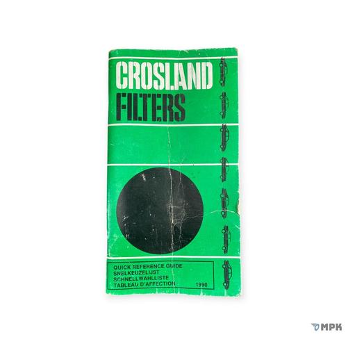 Crosland Filters Quick Reference Gids 1990, Auto diversen, Handleidingen en Instructieboekjes, Ophalen of Verzenden