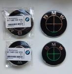 Lot de 2 logos BMW Full Noir — Capot 82mm et Coffre 73mm, Enlèvement ou Envoi