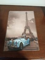 Metalen plaat Parijs nieuw, Verzamelen, Ophalen of Verzenden