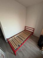 Bed (zonder matras), Ophalen, Gebruikt, Eenpersoons, Rood