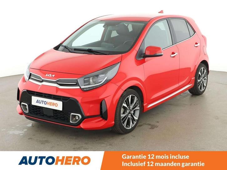 Kia Picanto 1.2 GT Line (bj 2022, automaat), Auto's, Kia, Te koop, Picanto, ABS, Achteruitrijcamera, Airbags, Airconditioning
