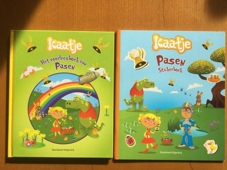 Lot van 2 boeken Kaatje Pasen, Boeken, Kinderboeken | Kleuters, Zo goed als nieuw, Fictie algemeen, Jongen of Meisje, Voorleesboek
