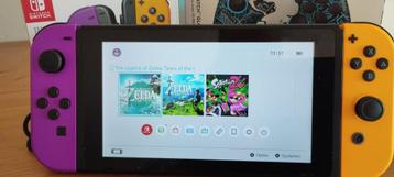 complete nitendo switch in mooie staat+games, Enlèvement ou Envoi, Comme neuf, Switch 2019 Upgrade, Avec jeux