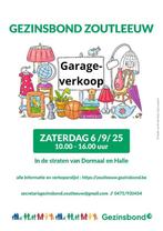 Garageverkoop Dormaal en Halle-Booienhoven, Diversen, Ophalen, Nieuw
