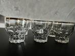 6 oude glaasjes met gouden randjes, Antiek en Kunst, Ophalen