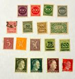 30 timbres allemands, République de Weimar-Troisième Reich., Enlèvement ou Envoi, Allemagne