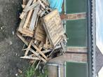 Palettes et déchets de bois + pneus  à donner, Doe-het-zelf en Bouw, Ophalen, Gebruikt, Minder dan 25 mm, Steigerhout