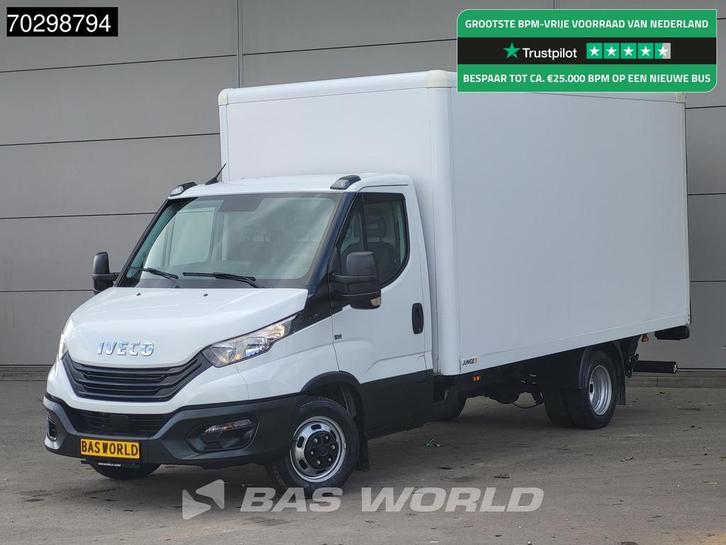 Iveco Daily 35C16 Laadklep Dubbellucht Bakwagen 160PK Airco, Auto's, Bestelwagens en Lichte vracht, Bedrijf, Te koop, Airconditioning