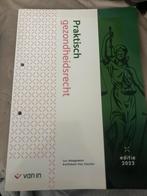 Praktisch gezondheidsrecht editie 2023, Boeken, Studieboeken en Cursussen, Ophalen, Zo goed als nieuw