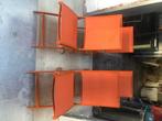 9 gekleurde alu stoelen, Tuin en Terras, Ophalen