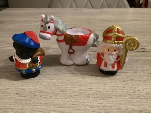 Set de jeu pour petits personnages du Père Noël (7-10 cm), Divers, Saint-Nicolas, Comme neuf, Enlèvement ou Envoi