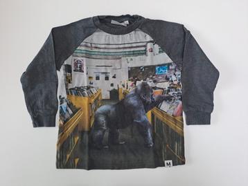 Mt 104 Grijze T-shirt lange mouwen gorilla in platenwinkel beschikbaar voor biedingen