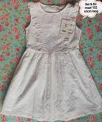 Wit broderie jurkje maat 122 NIEUW, Kinderen en Baby's, Kinderkleding | Maat 122, Meisje, Nieuw, Ophalen of Verzenden, Jurk of Rok