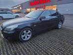 BMW-5er-E60, Auto's, 4 deurs, Achterwielaandrijving, Zwart, Leder