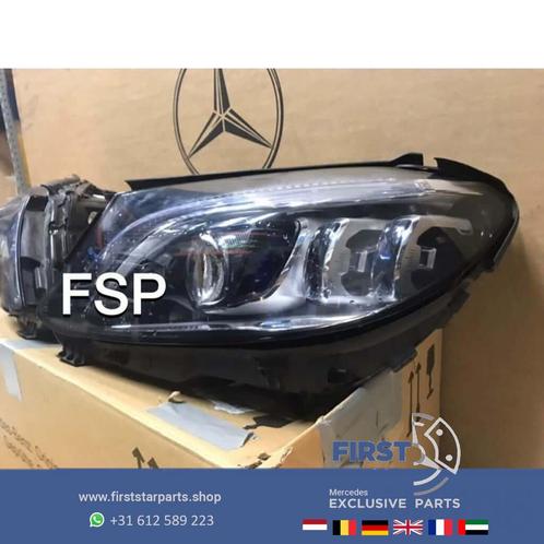 W205 C Klasse facelift multibeam LED koplamp links Mercedes, Auto-onderdelen, Verlichting, Mercedes-Benz, Gebruikt, Ophalen of Verzenden