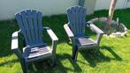 Fauteuil de jardin en plastique anthracite NEUF, Tuin en Terras, Tuinstoelen, Ophalen, Nieuw, Plastic, Stapelbaar
