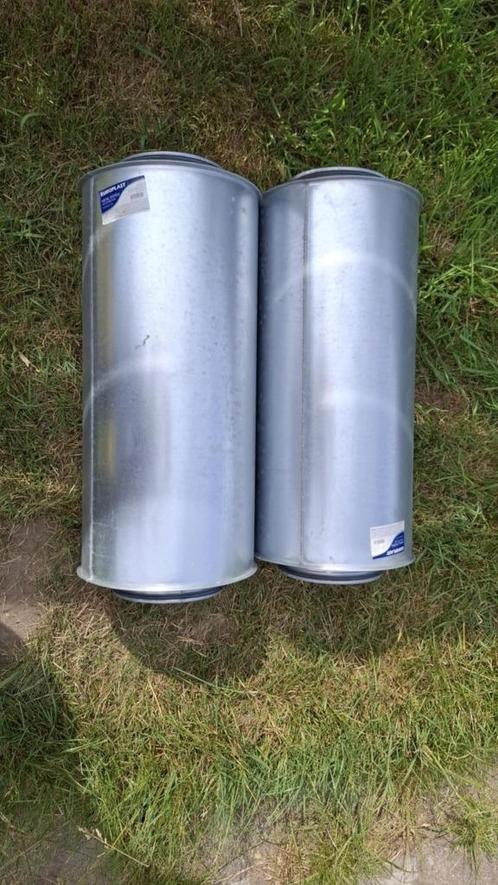 Ronde geluiddemper diameter 180 mm - lengte 600 mm, Doe-het-zelf en Bouw, Ventilatie en Afzuiging, Nieuw, Ventilator en Afzuiger