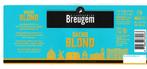 Bieretiket Saens Blond - Bierbrouwerij Breugem  Zaandijk, Verzamelen, Ophalen of Verzenden, Nieuw