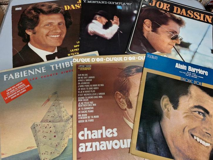 Lot 40 x Lp's Chanson Française (3), Cd's en Dvd's, Vinyl | Verzamelalbums, Gebruikt, 12 inch, Ophalen of Verzenden