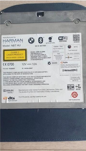 BMW F07 GT F10 F11 NBT radiomodule beschikbaar voor biedingen