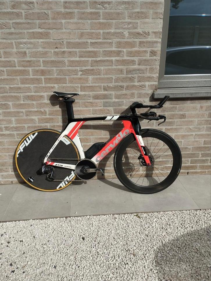 Tijdritfiets Cervelo P5, Fietsen en Brommers, Fietsen | Racefietsen, Zo goed als nieuw, Ophalen