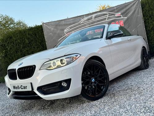 Bmw 220d Cabriolet Euro6b Pack-Sport Gps... 1 jaar garantie!, Auto's, BMW, Bedrijf, Te koop, 2 Reeks, ABS, Airbags, Bluetooth