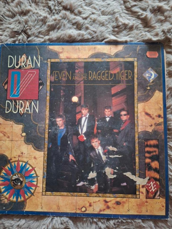 LP DURAN DURAN seven and the ragged tiger, Cd's en Dvd's, Vinyl | Rock, Gebruikt, Ophalen