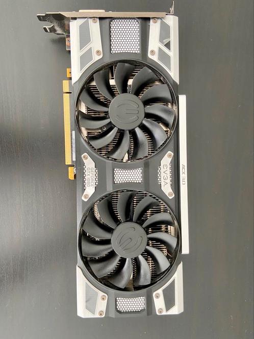 Carte graphique EVGA GeForce GTX 1080 – 8 Go GDDR5X, Computers en Software, Videokaarten, Zo goed als nieuw, Nvidia, PCI, GDDR5