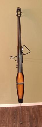 Stagg HDB- 200 EUB met extra flightcase, Muziek en Instrumenten, Ophalen of Verzenden, Gebruikt, 3/4-contrabas, Met koffer