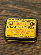 Oude verpakking van zekeringen K.E. Glass Fuses, New York, Antiek en Kunst, Ophalen