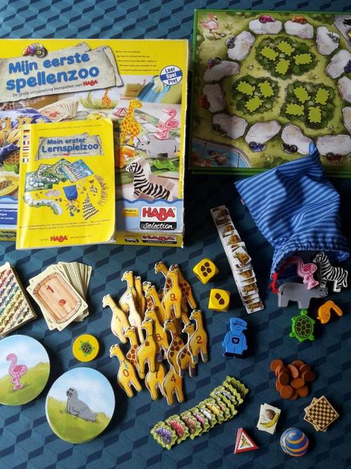 Haba spel Mijn eerste Spellenzoo, als nieuw, 2-4 spelers, 3+, Hobby & Loisirs créatifs, Jeux de société | Jeux de plateau, Comme neuf