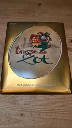 Metalen bord Brugse Zot emaille, Verzamelen, Biermerken, Ophalen of Verzenden, Zo goed als nieuw