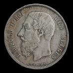 Munt / België / Leopold II / 5 Frank / 1870 / Zilver .900, Postzegels en Munten, Ophalen of Verzenden, Losse munt, Zilver