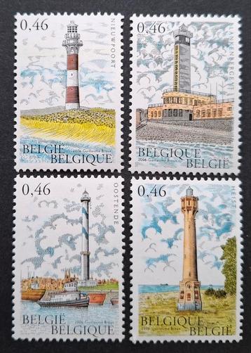 België: OBP 3529/32 ** Vuurtorens 2006. beschikbaar voor biedingen